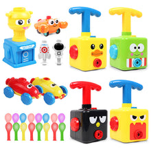 Load image into Gallery viewer, Power Balloon Launch Tower Car Toy Education Inertia Air Power Balloon Car Puzzle Fun Science Experiment Toy for Children Gift