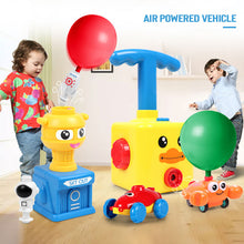 Load image into Gallery viewer, Power Balloon Launch Tower Car Toy Education Inertia Air Power Balloon Car Puzzle Fun Science Experiment Toy for Children Gift