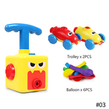 Load image into Gallery viewer, Power Balloon Launch Tower Car Toy Education Inertia Air Power Balloon Car Puzzle Fun Science Experiment Toy for Children Gift