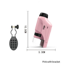 Load image into Gallery viewer, Handheld Microscope Kit Lab 60X-120X Zoom Biological Science Educational Toys with LED Light School For Children STEM Gift