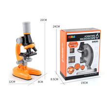 Load image into Gallery viewer, 1200X Zoom Children Microscope Biology Lab LED School Science Experiment Kit Scientific Educational Toys Gifts For Kids Scientist