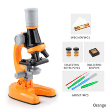 Load image into Gallery viewer, 1200X Zoom Children Microscope Biology Lab LED School Science Experiment Kit Scientific Educational Toys Gifts For Kids Scientist