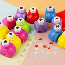 Load image into Gallery viewer, 24 Puncher Shape Mini Scrapbook Punches Handmade Cutter Card Craft Calico Printing DIY Flower Paper Craft Punch Hole
