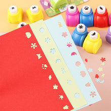 Load image into Gallery viewer, 24 Puncher Shape Mini Scrapbook Punches Handmade Cutter Card Craft Calico Printing DIY Flower Paper Craft Punch Hole