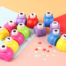 Load image into Gallery viewer, 24 Puncher Shape Mini Scrapbook Punches Handmade Cutter Card Craft Calico Printing DIY Flower Paper Craft Punch Hole