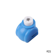 Load image into Gallery viewer, 24 Puncher Shape Mini Scrapbook Punches Handmade Cutter Card Craft Calico Printing DIY Flower Paper Craft Punch Hole