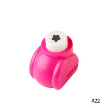 Load image into Gallery viewer, 24 Puncher Shape Mini Scrapbook Punches Handmade Cutter Card Craft Calico Printing DIY Flower Paper Craft Punch Hole