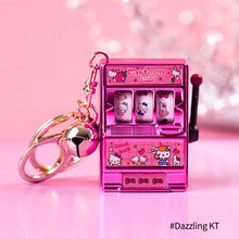 Load image into Gallery viewer, Lucky Jackpot Mini Cartoon Slot Machine Fun Birthday Keychain Coin Operated Games Gambling Machine Kids Gift