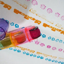 Load image into Gallery viewer, 3/6Pcs Colorful Ink Pad Stamp Seal Cartoon DIY Art Roller Drawing Diary Tool for Preschool Children Gifts