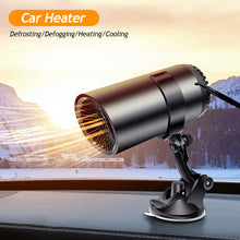 Load image into Gallery viewer, 12V Cup Shape Heater for Auto Car Heater Car Warm Air Blower Electric Fan Windshield Defogging Demister Defroster Portable Car
