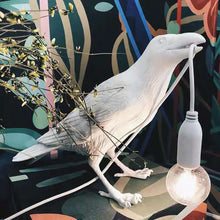 Load image into Gallery viewer, Bedroom nightlight Bedside Lamp for the Living Room Wall Lamp Raven Wall Lamp Table Lamp Home Decorative Lamp for Lucky Bird Furniture