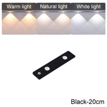 Load image into Gallery viewer, Ultra-thin Intelligent LED Body Sensor Light Eechargeable Cat Eye Hill Corrugated Light with Wine Cabinet Wardrobe Light Strip