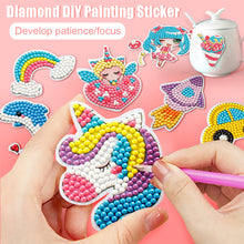 Load image into Gallery viewer, Child Diamond DIY Painting Sticker Set Toys Colorful Cartoon Sticker Handmade Arts Crafts Painting Girls Boys Magical Paste Gift