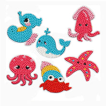 Load image into Gallery viewer, Child Diamond DIY Painting Sticker Set Toys Colorful Cartoon Sticker Handmade Arts Crafts Painting Girls Boys Magical Paste Gift
