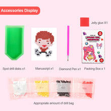 Load image into Gallery viewer, Child Diamond DIY Painting Sticker Set Toys Colorful Cartoon Sticker Handmade Arts Crafts Painting Girls Boys Magical Paste Gift