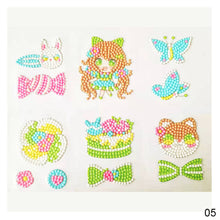 Load image into Gallery viewer, Child Diamond DIY Painting Sticker Set Toys Colorful Cartoon Sticker Handmade Arts Crafts Painting Girls Boys Magical Paste Gift