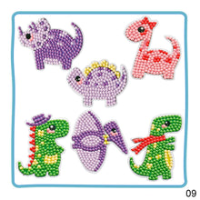 Load image into Gallery viewer, Child Diamond DIY Painting Sticker Set Toys Colorful Cartoon Sticker Handmade Arts Crafts Painting Girls Boys Magical Paste Gift