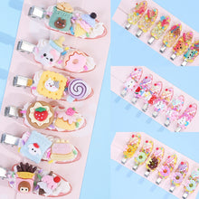 Load image into Gallery viewer, Homemade Cream Glue DIY Hairpin Material Bag Cartoon Cute Hairpin DIY Material Package Crafted Lovely Cream Glue Card Clip Accessories