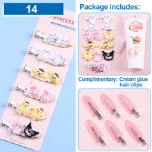 Load image into Gallery viewer, Homemade Cream Glue DIY Hairpin Material Bag Cartoon Cute Hairpin DIY Material Package Crafted Lovely Cream Glue Card Clip Accessories