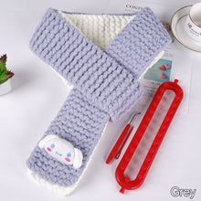 Load image into Gallery viewer, Cartoon Scarf Material Pack Scarf Hand Woven Diy Woven Material Thick Thread Ice Strip Thread Scarf Non Finished Products