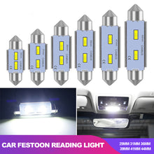 Load image into Gallery viewer, 29mm 31mm 36mm 39mm 41mm 44mm Car LED Bulb Canbus CSP C10W C5W Led Festoon Car Interior Light Dome Reading License Plate Lamp 12V