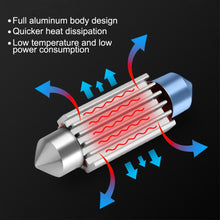 Load image into Gallery viewer, 29mm 31mm 36mm 39mm 41mm 44mm Car LED Bulb Canbus CSP C10W C5W Led Festoon Car Interior Light Dome Reading License Plate Lamp 12V