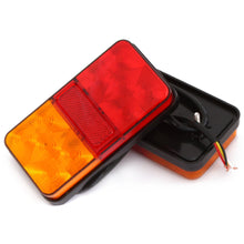 Load image into Gallery viewer, 1PC 12V/24V/12-80V 10LED Car Truck Led Tail Light Warning Tail Lights Lamp For Caravan Truck Truck Boats Waterproof