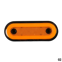 Load image into Gallery viewer, 1PC LED Side Marker Light 12V 24V Truck Clearance Lamp Tail Light Trailer Tractor Lorry Warning Parking Lamp with Bracket