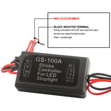Load image into Gallery viewer, Universal Vehicles Flash Strobe Controller Car Brake Light Flasher Module 12-24V for Auto Motorcycle LED Brake Stop Signal Light