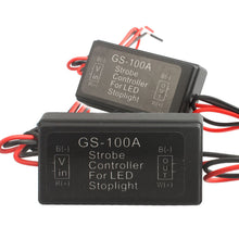 Load image into Gallery viewer, Universal Vehicles Flash Strobe Controller Car Brake Light Flasher Module 12-24V for Auto Motorcycle LED Brake Stop Signal Light