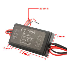 Load image into Gallery viewer, Universal Vehicles Flash Strobe Controller Car Brake Light Flasher Module 12-24V for Auto Motorcycle LED Brake Stop Signal Light