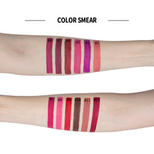 Load image into Gallery viewer, Waterproof Sexy Nude Red Brown Purple Lipgloss Matte Lip Gloss Velvety Lipstick Matte Makeup Long Lasting Women Cosmetic