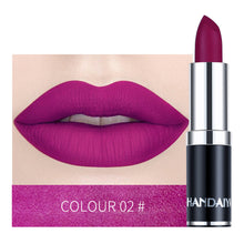 Load image into Gallery viewer, Waterproof Sexy Nude Red Brown Purple Lipgloss Matte Lip Gloss Velvety Lipstick Matte Makeup Long Lasting Women Cosmetic