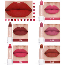 Load image into Gallery viewer, Waterproof Long Lasting Lipstick Sexy Velvet Matte Lipsticks Sexy Red Lip Stick Non-Stick Cup Makeup Lip Tint Beauty Cosmetic