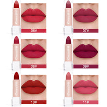 Load image into Gallery viewer, Waterproof Long Lasting Lipstick Sexy Velvet Matte Lipsticks Sexy Red Lip Stick Non-Stick Cup Makeup Lip Tint Beauty Cosmetic