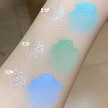 Load image into Gallery viewer, Double Head Blue Flash Eyeshadow Glitter Diamond Eye Shadow Matte Bright Sheet Pearlescent Eyes Makeup Women Comestic