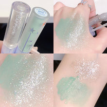 Load image into Gallery viewer, Double Head Blue Flash Eyeshadow Glitter Diamond Eye Shadow Matte Bright Sheet Pearlescent Eyes Makeup Women Comestic