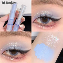 Load image into Gallery viewer, Double Head Blue Flash Eyeshadow Glitter Diamond Eye Shadow Matte Bright Sheet Pearlescent Eyes Makeup Women Comestic