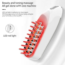 Load image into Gallery viewer, 4 in 1 EMS RF Led Light Electric Head Massage Comb Vibration Therapy Hair Growth Anti Hair Loss Comb Head Massager