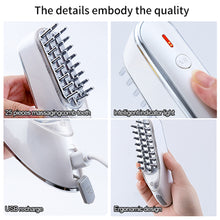 Load image into Gallery viewer, 4 in 1 EMS RF Led Light Electric Head Massage Comb Vibration Therapy Hair Growth Anti Hair Loss Comb Head Massager