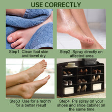 Load image into Gallery viewer, Foot Beriberi Spary Fungal Removal Odor Smell Remove Anti Itch Sweat Athletes Feet Shoe Sock Skin Care Spray Antiperspirant Shoes