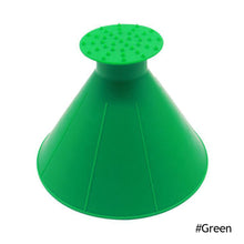 Load image into Gallery viewer, Auto Ice Scrape Funnel Car Window Glass Cleaning Tool Windshield Snow Remove Shovel Deicer Cone Home Windows Glass Clean Tool