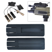 Load image into Gallery viewer, Tactical Airsoft 4.33" ITI TD Scar Pocket Panel Remote Switch Rail Pads Set Fits 20mm Rails PEQ Flashlight Rat Tail Card Slot Accessory
