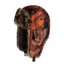 Load image into Gallery viewer, Outdoor Earflap Hat Lei Feng Hat Camouflage Warm Winter Elderly Hat Cap Thick Flaps Ski Hat Unisex Trapper Bomber Cap Earflapp