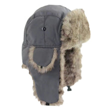 Load image into Gallery viewer, Unisex Winter Russian Hat Trapper Bomber Warm Trooper Ear Flaps Cap Headwear Bonnet Men Women Thick Ski Hat Fluffy Faux Fur Cap