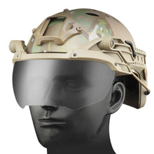 Load image into Gallery viewer, Adjustable Tactical Helmet Flip Goggles Airsoft Paintball FAST Helmet Windproof Anti Fog CS Wargame Protection Anti-frog Goggles