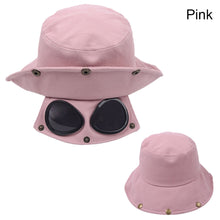 Load image into Gallery viewer, Folding Glasses Hat Personalized Fashion Solid Color Hat Cotton Casual Hat Outdoor Sun Protection Sun Hat