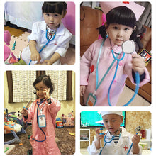 Load image into Gallery viewer, Kids Stethoscope Toy Simulation Doctor Nurse Cosplay Family Parent-Child Games Imitation Plastic Toys Accessories 9 Colors for Boy Girl Gift
