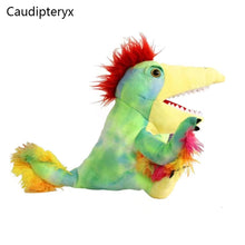 Load image into Gallery viewer, Dinosaur Plush Hand Puppet Toys Role Play Bedtime Story Props Kindergarten performance Lifelike Gloves 11 Style Triceratop Tyrannosaurus