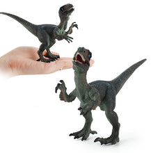 Load image into Gallery viewer, Jurassic Dinosaur Simulation Toy PVC Action Figure Dino Model Toys Lifelike Dilophosaurus Raptor Dinosaurs Ornaments Mouth Can Be Closed